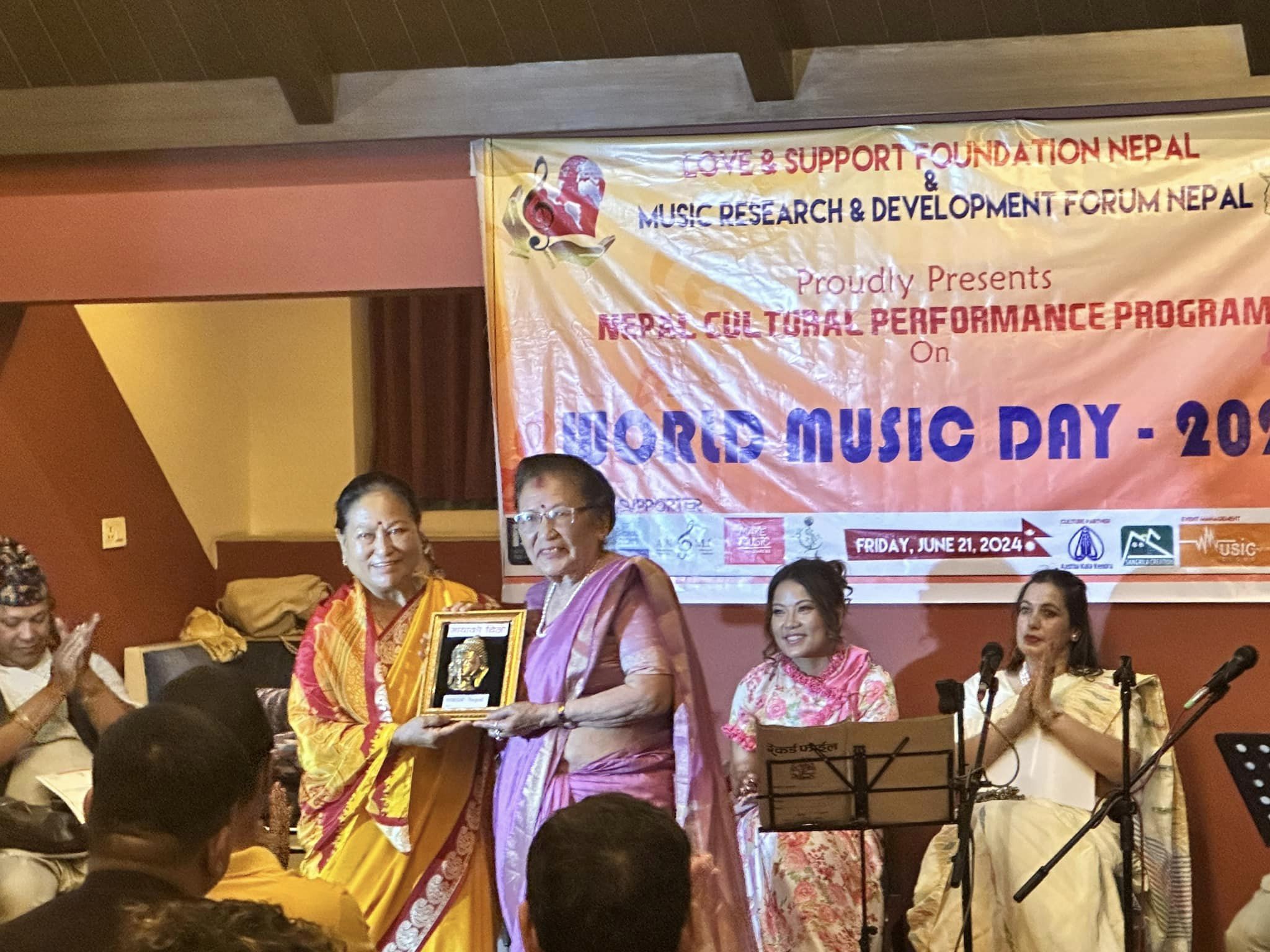 Highlights of the Nepal Cultural Performance Program on World Music Day 2024.